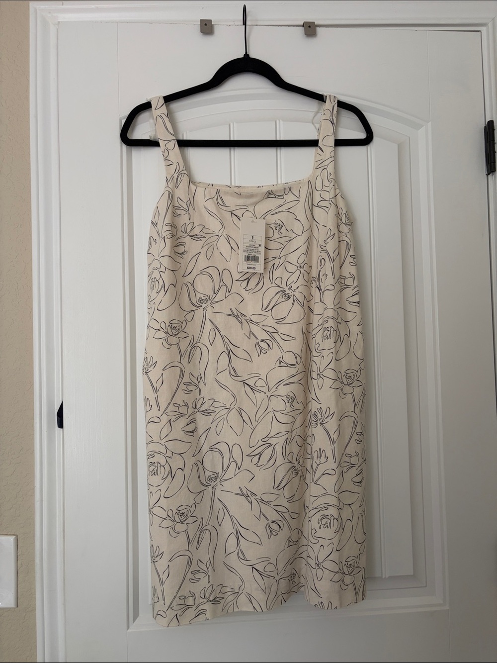 a new day Cream Floral Mini Dress